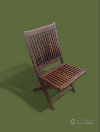 sedia pieghevole 