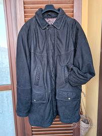 Giacca da uomo in pelle,  anni 90/00, tg 56