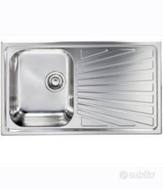 lavello 86 x 50 inox vasca sinistra cometa 