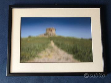 Quadro con fotografia della Sardegna