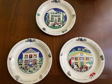 Piatti collezione English life collectors plates