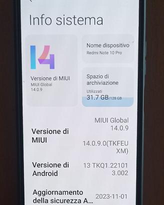 Redmi note 10 pro-6-128 come nuovo