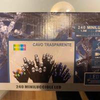 240 Luci miniluci natale led