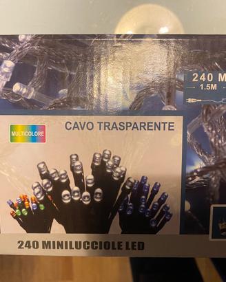 240 Luci miniluci natale led