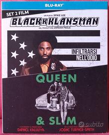 blu-ray set 2 film Queen & Slim + BlacKkKlansman