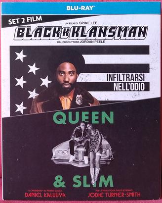 blu-ray set 2 film Queen & Slim + BlacKkKlansman