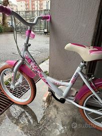 Bici bambina Dino Bikes Little Heart 14 pollici