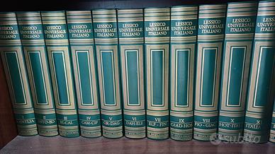TRECCANI LESSICO UNIVERSAE ITALIANO 29 VOLUMI