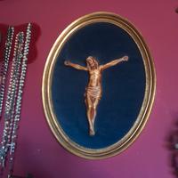 quadro vintage sacro Corpus Christi Verna santuari