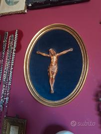 quadro vintage sacro Corpus Christi Verna santuari