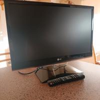TV monitor 24 pollici LG flatron M2450D come nuovo