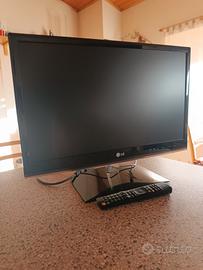 TV monitor 24 pollici LG flatron M2450D come nuovo