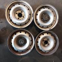 4 cerchi in ferro R14 citroen Berlingo anno 2007