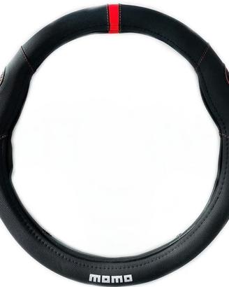 MOMO SUPERGRIP COPRIVOLANTE UNIVERSALE NERO E ROSS