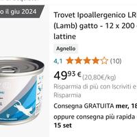 Ipoallergenico e monoproteico per gatto