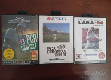 Lotto 5 Giochi Sega Mega Drive COMPLETI CIB (PGA t