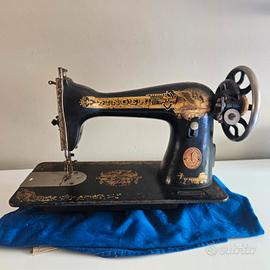 autentica macchina da cucire Singer modello 15K, p