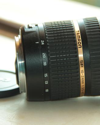 obiettivo zoom tamron 10 24mm per canon eos EF