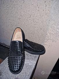 Scarpe Louboutin Dandelion spikes loafers uomo