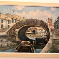 Quadro PALLANTI dipinto a mano di VENEZIA