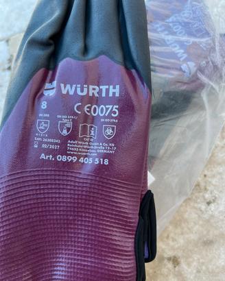 Guanti Wurth Multifit 0il Grip Tg. 8- Nuov