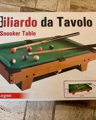 Biliardo portatile