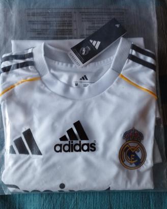 maglia Real Madrid bianca Adidas nuova taglia m