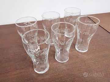 6 Bicchieri Coca-Cola in vetro da 200 ml