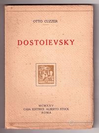 Cuzzer Dostoïevsky 1925 con articolo e manoscritto