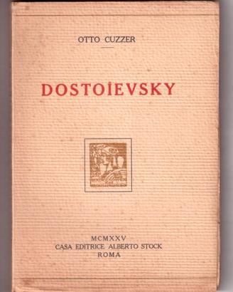 Cuzzer Dostoïevsky 1925 con articolo e manoscritto