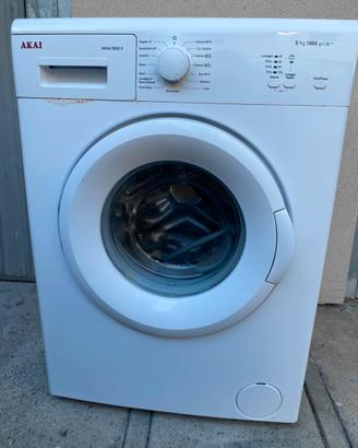 Lavatrice AKAI 5 Kg 1000 Giri Usata Funzionante