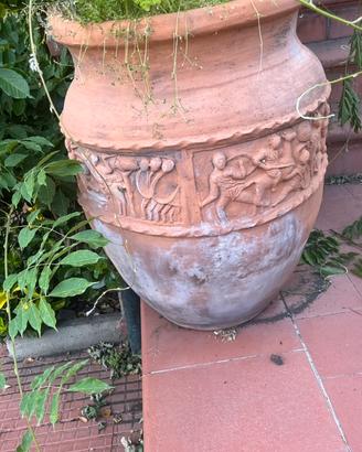 Coppia di vasi in terracotta