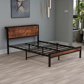 Struttura per letto mateimoniale Diahomy nuovo