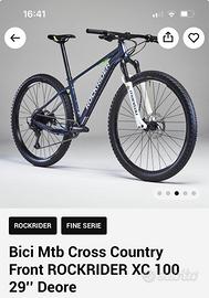 mtb rockrider xc 100 cross country L (come nuova)