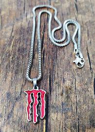 Collana MONSTER ENERGY Acciaio Inox ORIGINALE