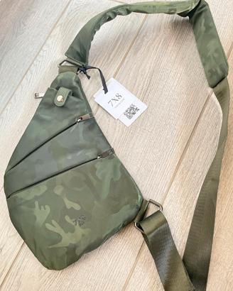 Marsupio tracolla 7x8FLR verde militare