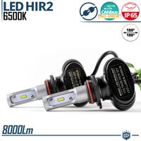KIT LED HIR2 CANbus Lampade Luce BIANCA 8000L