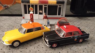 Citroen DS19 e Peugeot 404 taxi Altaya 1/43