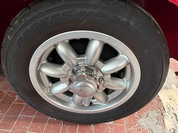5 Cerchi Minilite monodado MG Triumph Austin Haley