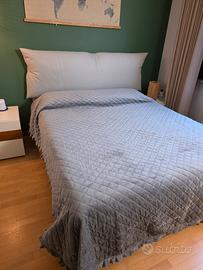 Letto contenitore Oggioni ecopelle (con materasso)