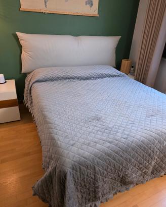 Letto contenitore Oggioni ecopelle (con materasso)