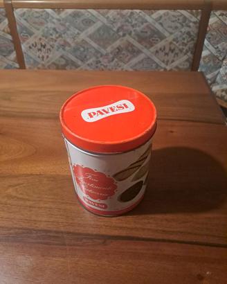 Barattolo biscotti  di latta anni '60
