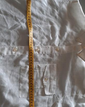 Uomo camicia lino manica corta