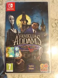 videogioco Nintendo switch famiglia Addams 