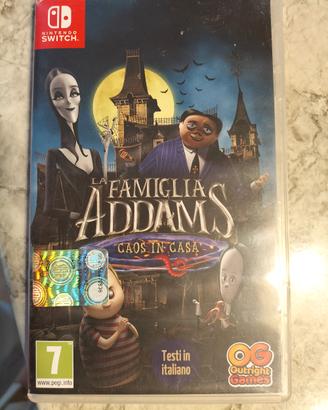 videogioco Nintendo switch famiglia Addams 