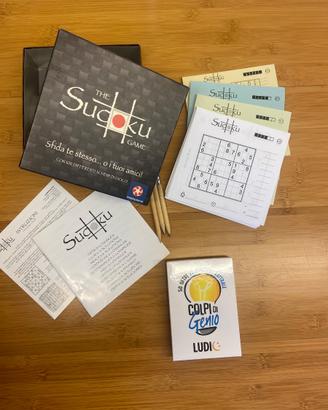 Lotto 2 Giochi da Tavolo - Sudoku e Colpi di genio