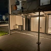 Gazego 3x4mt in alluminio e acciaio color grigio