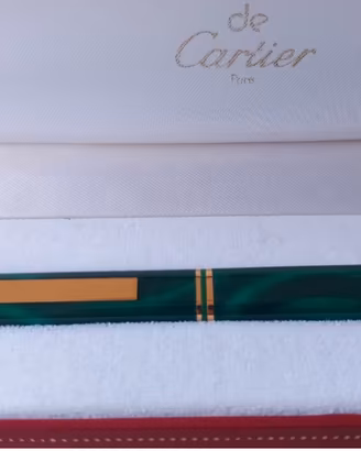Penna Must de cartierParis roller verde malachite