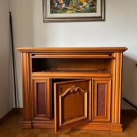 Mobile contenitore classico in ciliegio