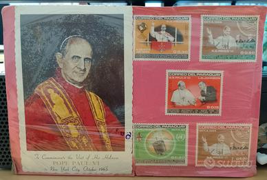 Francobolli Storici del Papa - Paraguay